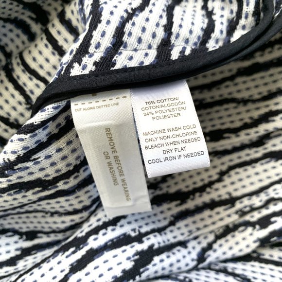 NWT LOFT Split Front Skirt (Blue/White) XSP - Picture 7 of 9